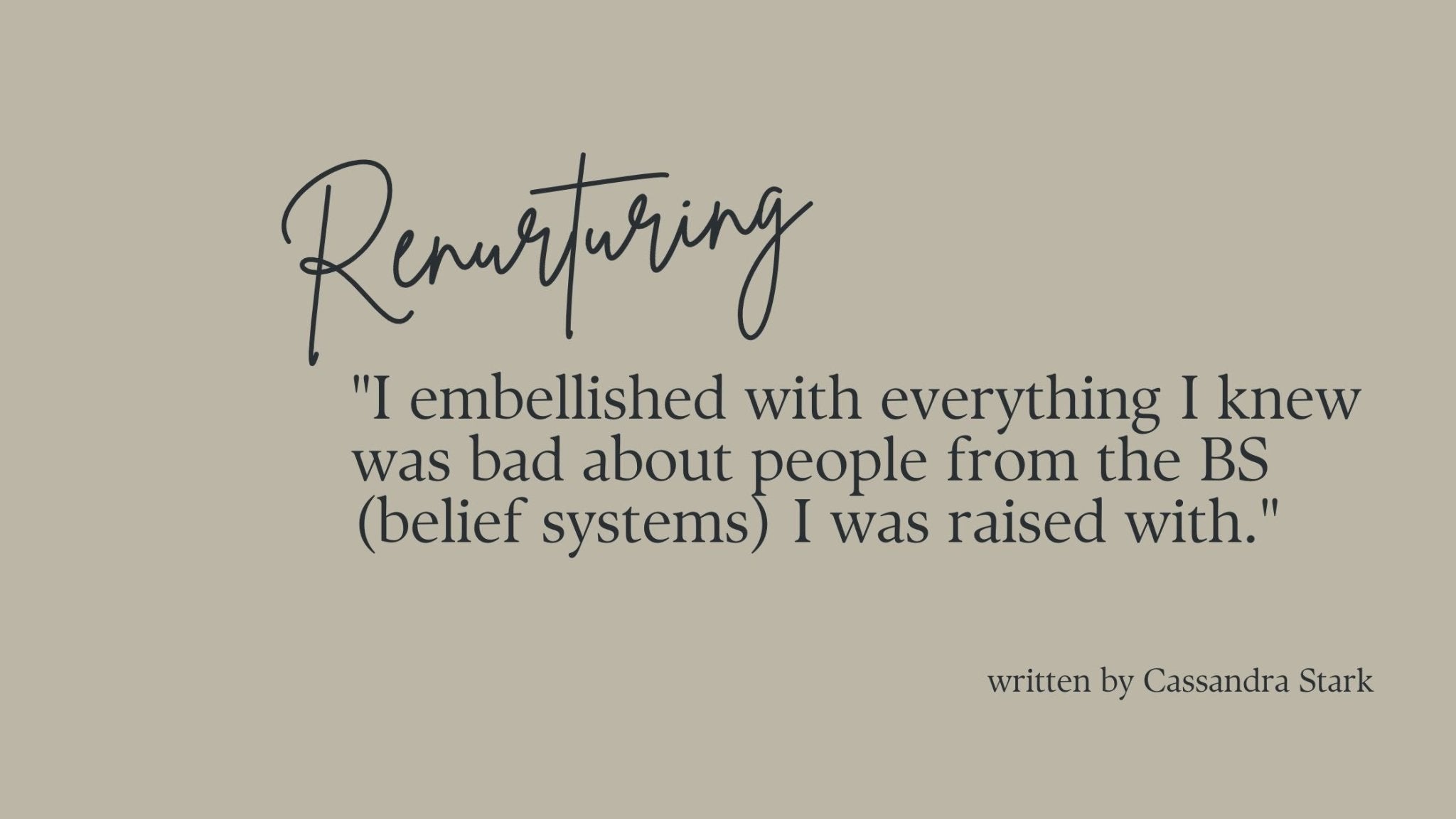 A Story About Reparenting - BeMo