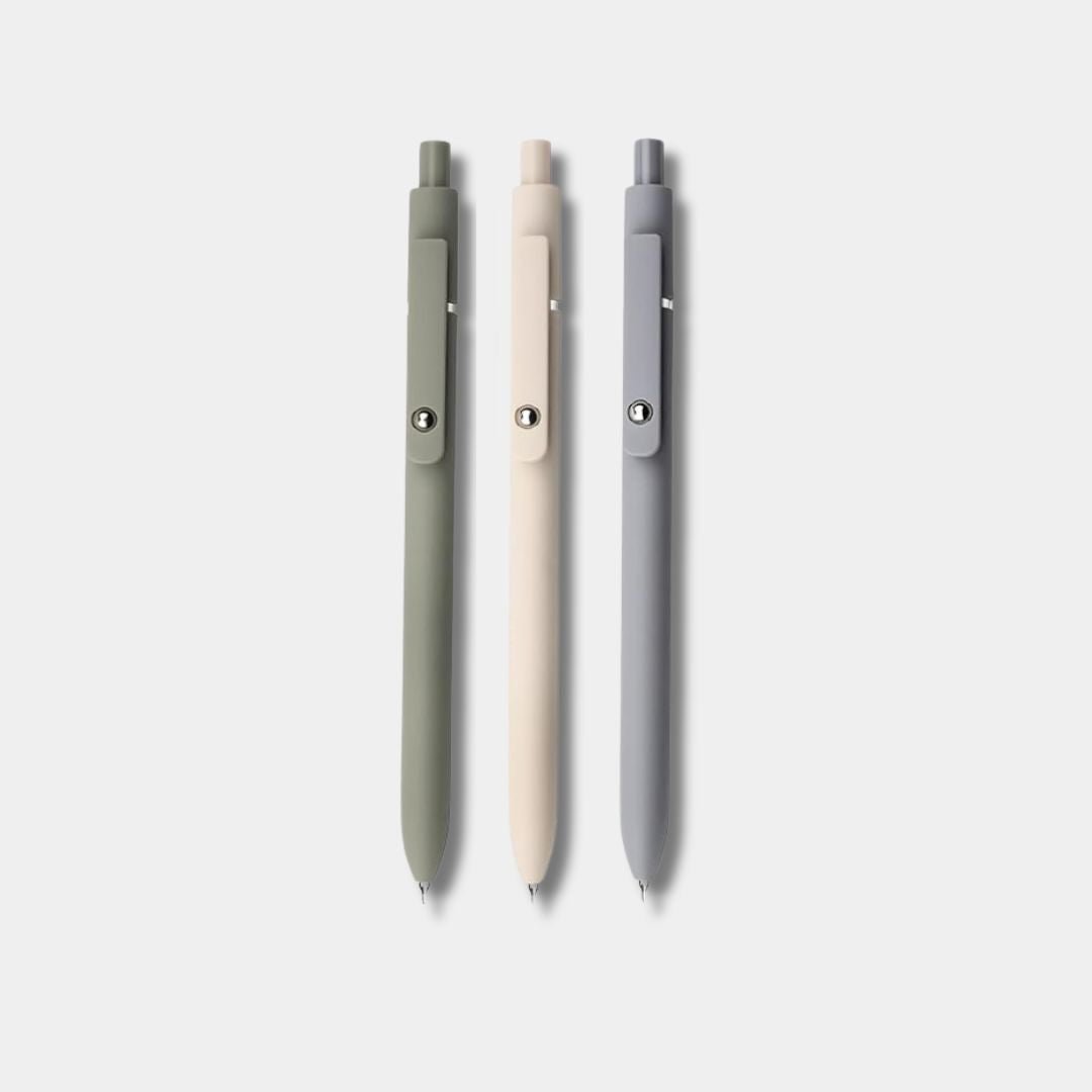 BeMo 3 - Pack Earth Tones Pen Set | BeMo Inkflow Gel Pens