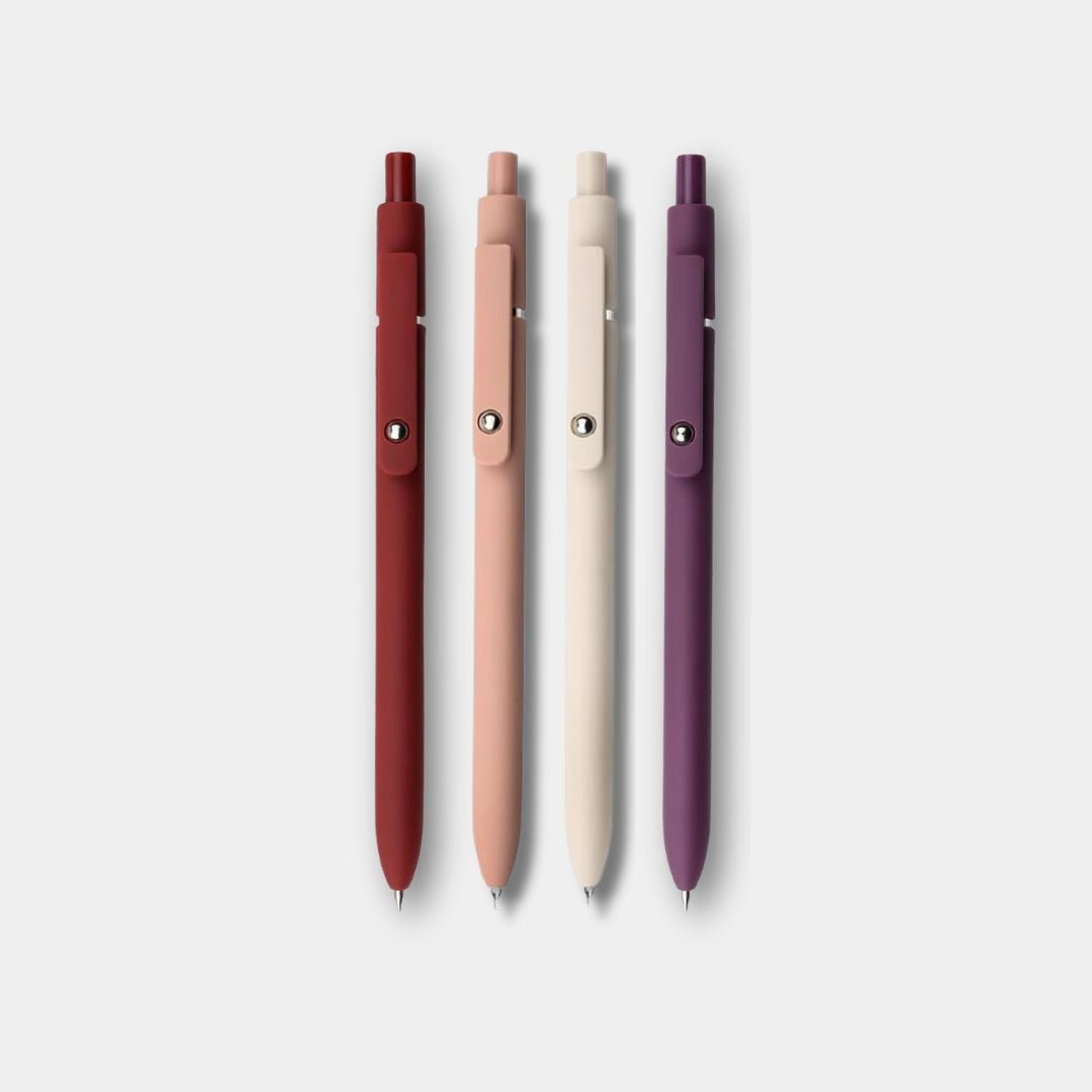 BeMo 4 - Pack Warm Tones Pen Set | BeMo Inkflow Gel Pens