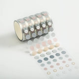 Daily Habit Tracking Colorful Washi Dot Stickers | Visualize Your Progress