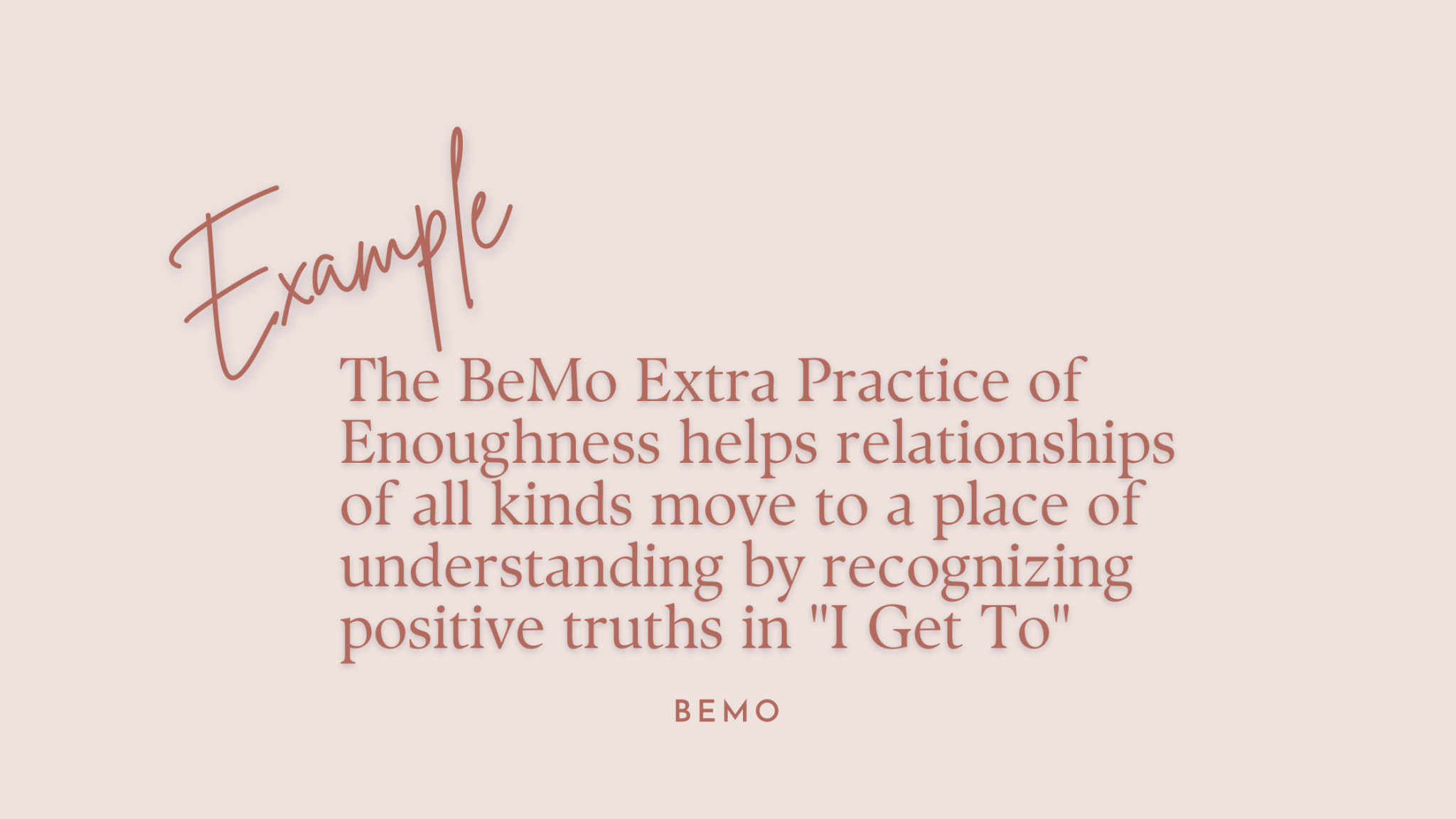 Enhancing Relationships with The BeMo Practice: Embracing the "I Get To" Mindset - BeMo