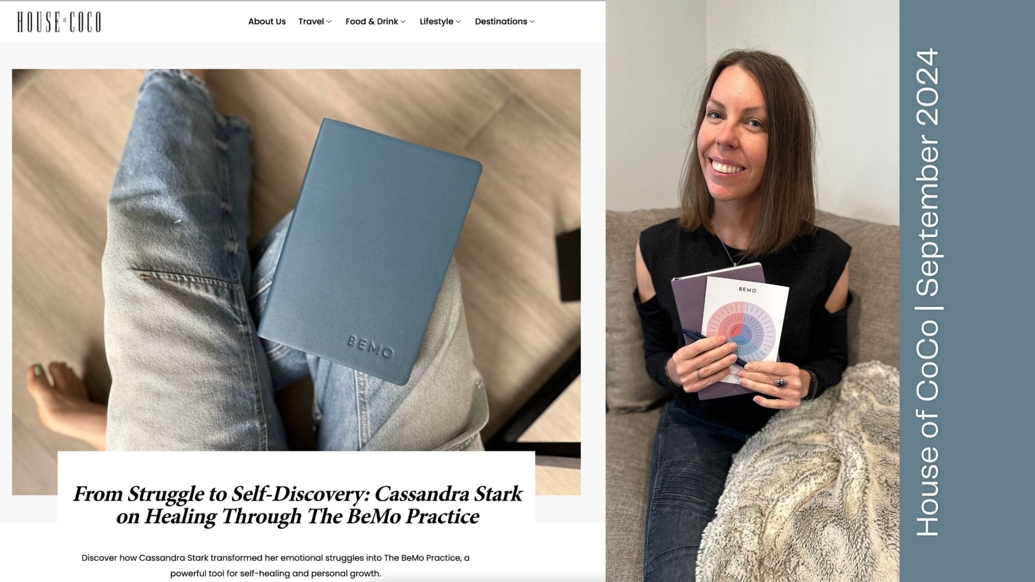 Exciting Announcement: BeMo Founder & Author Cassandra Stark Featured in London's House of Coco Magazine! - BeMo