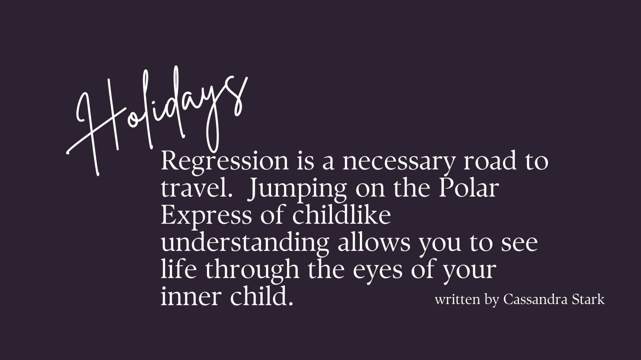 The Polar Express Ride of Regression - BeMo Journal