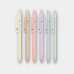 6-Pack Pastel Pen Set - BeMo Inkflow Gel Pens in soft pastel colors