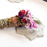Handmade Cement Mandala Smudging Tray | Ritual Altar Dish for The BeMo Practice & Healing Ceremonies
