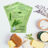 Soothing Tea Tree & Lavender Foot Mask | For the Perfect BeMo Journaling Ritual
