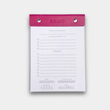 Wake Up To What You Need | Awakening Dragonfruit Pink Daily BeMo Balance Notepad
