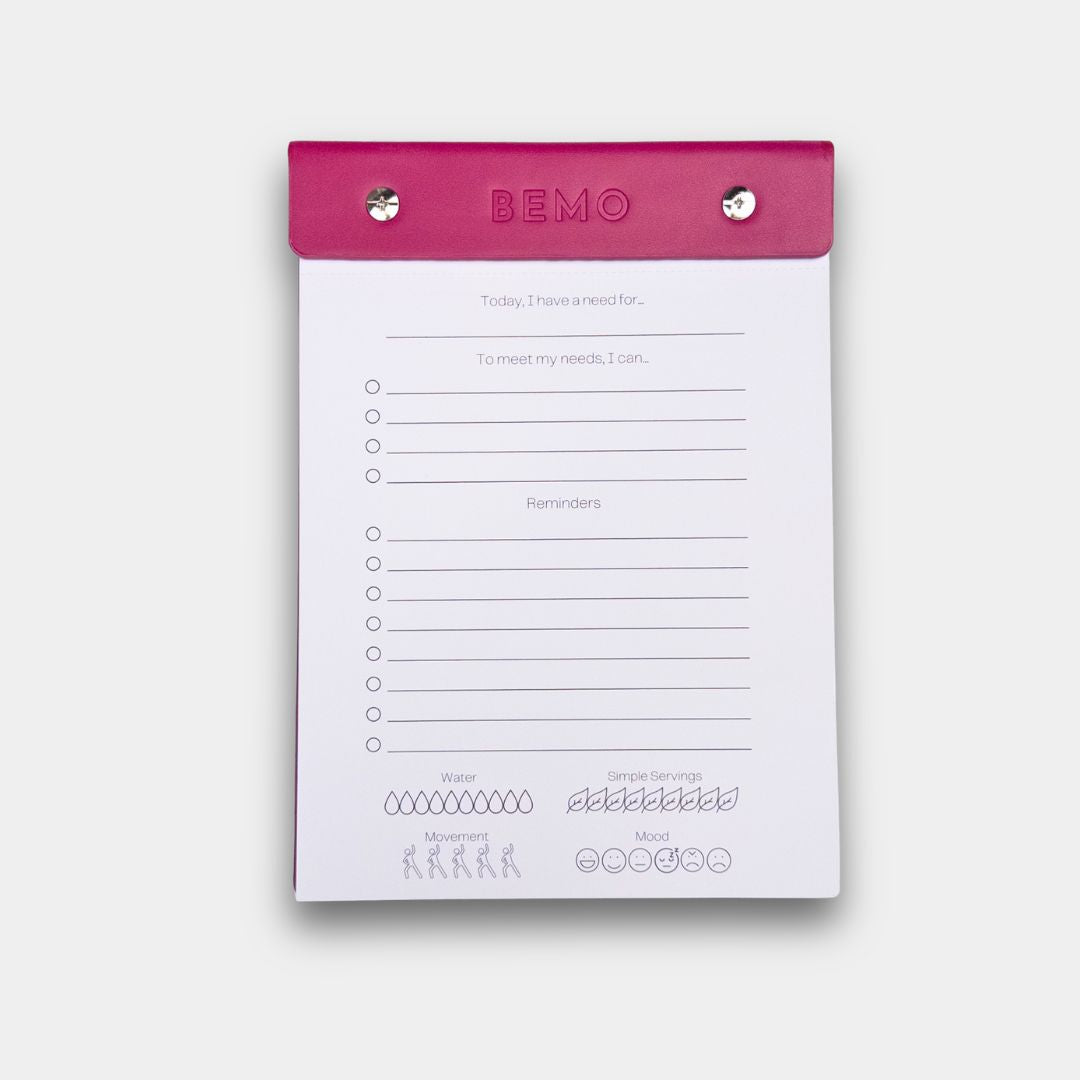 Awakening Dragonfruit Pink BeMo Balance daily planner notepad
