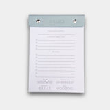 Find Calm In Your Day | Calming Cascade Blue Daily BeMo Balance Notepad