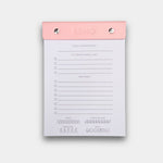 Lively Blush Pink BeMo Balance daily planner notepad
