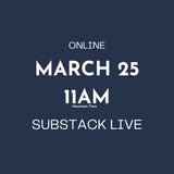Free: 11AM March 25 | Substack Live | Reading My Early BeMo Journals – The Season I Did Not Realize I Was In