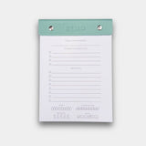 Refresh Your Whole Day | Refreshing Mint Green Daily BeMo Balance Notepad