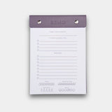 Reconnect With Your Wild Side | Rewilding Lavender Purple Daily BeMo Balance Notepad