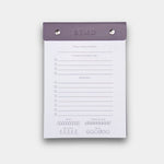 Rewilding Lavender Purple BeMo Balance daily planner notepad