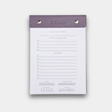 Rewilding Lavender Purple BeMo Balance daily planner notepad