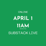 Free: 11AM April 1 | Substack Live | Do Not Get Tricked: The Belief Systems That Quietly Run Your Life