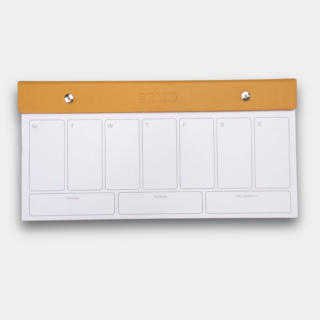 Unearthing Amber Gold Weekly BeMo Balance Notepad