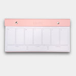 Lively Blush Pink Weekly BeMo Balance Notepad