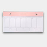 Lively Blush Pink Weekly BeMo Balance Notepad