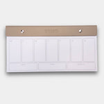 Renurturing Cappuccino Weekly BeMo Balance Notepad