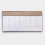 Renurturing Cappuccino BeMo Balance weekly planner notepad