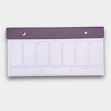 Rewilding Lavender Purple Weekly BeMo Balance Notepad