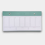 Refreshing Mint Green BeMo Balance weekly planner notepad