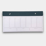 Find Tranquility In Your Week | Tranquil Slate Blue Weekly BeMo Balance Notepad