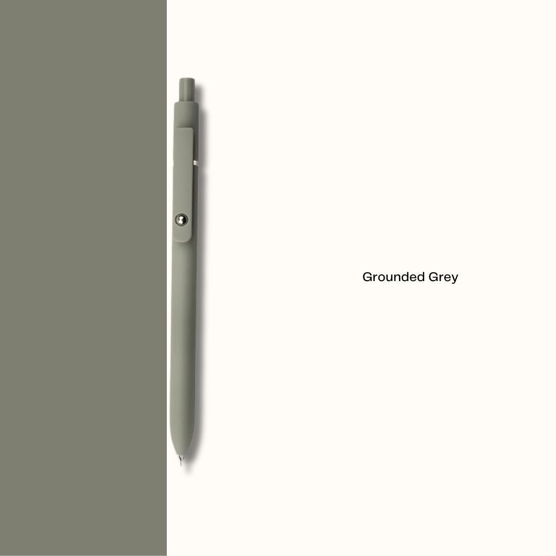 BeMo BeMo Inkflow Gel Pen Grounded Grey fine point gel pens