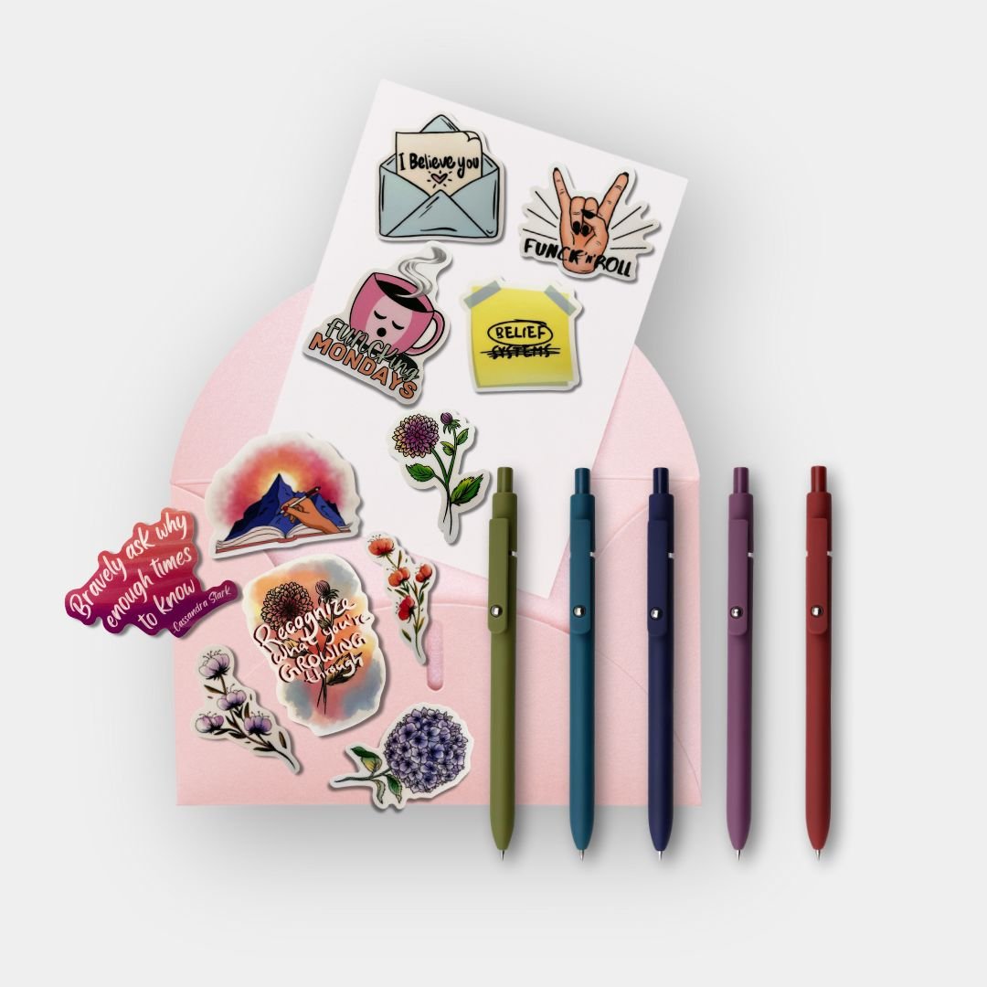 BeMo BeMo Ultimate Sticker & Pen Pack | Stick, Scribble & Stay Inspired