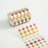 Daily Habit Tracking Colorful Washi Dot Stickers | Visualize Your Progress