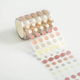 Daily Habit Tracking Colorful Washi Dot Stickers | Visualize Your Progress