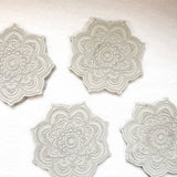 Handmade Cement Mandala Smudging Tray | Ritual Altar Dish for The BeMo Practice & Healing Ceremonies