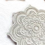 Handmade Cement Mandala Smudging Tray | Ritual Altar Dish for The BeMo Practice & Healing Ceremonies