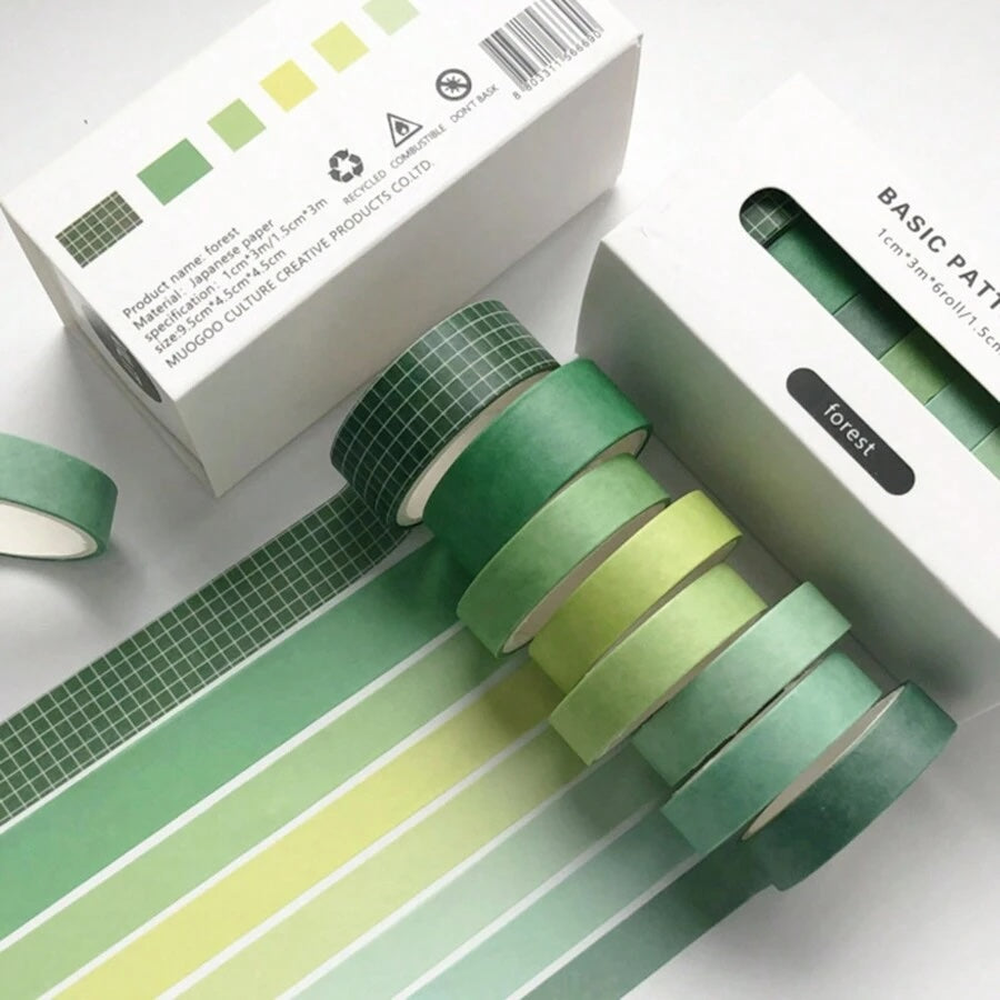 BeMo Creative Washi Tape Set | For More Than A Vision Board | Recognize What You're Growing Through