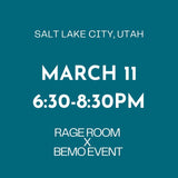 MARCH 11 Smash It! x BeMo: Break It Open, Write It Down | BeMo Guided Writing Circle Rage Room Event | Salt Lake City, Utah