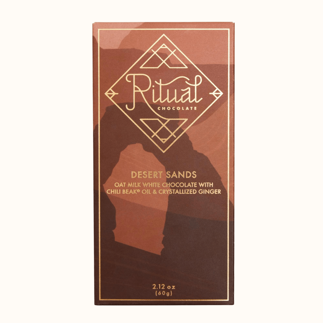 BeMo Spicy Desert Sands Oat Milk White Chocolate Bar | Ritual Chocolate RITUAL - DES - SAND