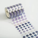 Daily Habit Tracking Colorful Washi Dot Stickers | Visualize Your Progress