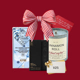 Make It A Gift Set: Warm Tidings | Cinnamon Bun Candle, Winter Chocolate Bar, Cinnamon Malt Tea