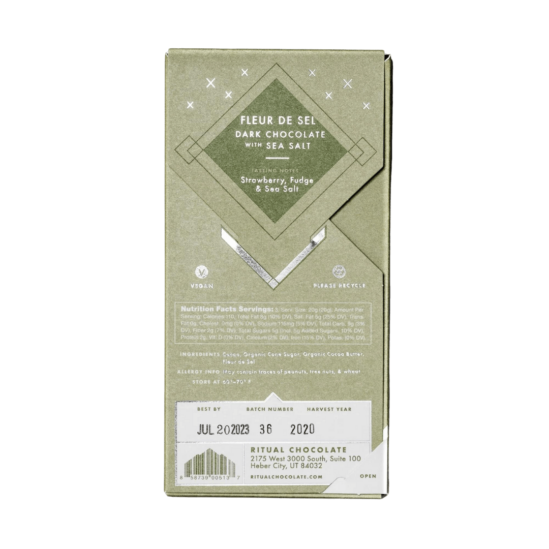 FLEUR DE SEL 70% by Ritual Chocolate - BeMo Journal