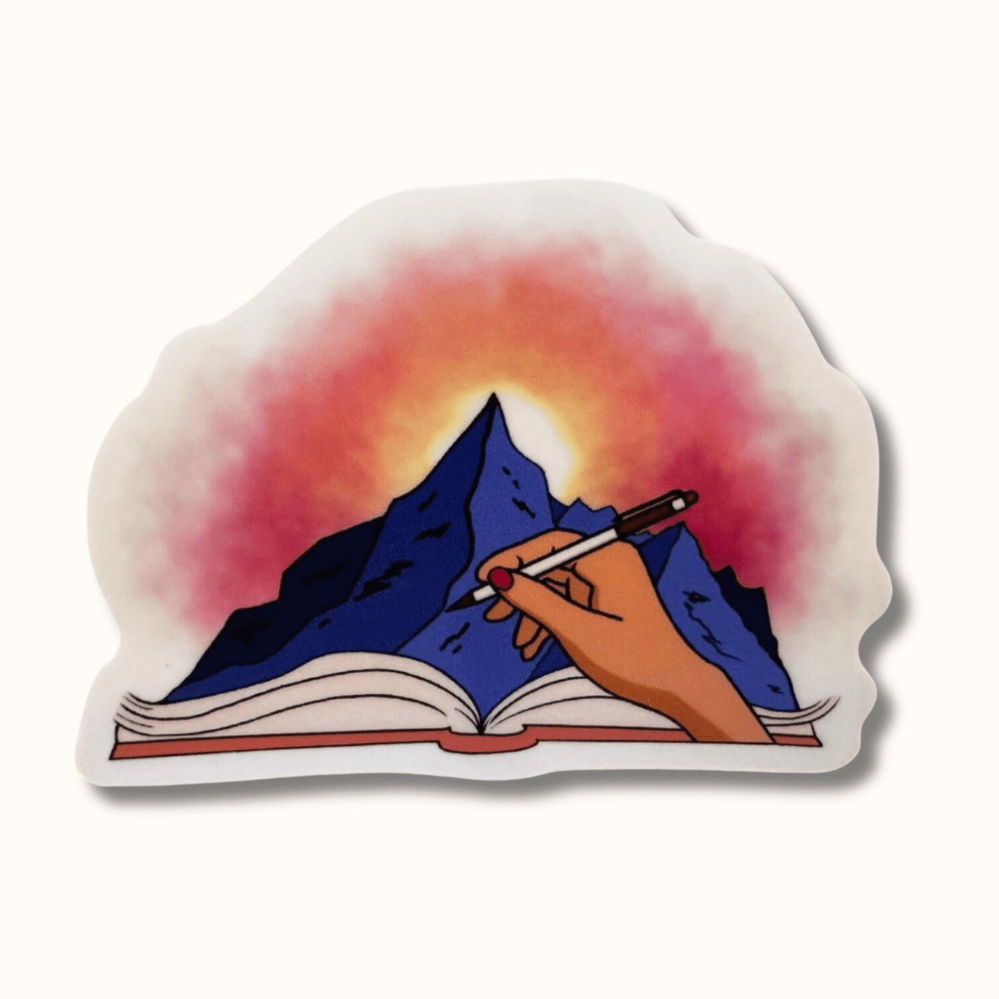 Overcoming Peaks and Valleys BeMo Sticker - BeMo Journal