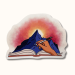 Overcoming Peaks and Valleys BeMo Sticker - BeMo Journal