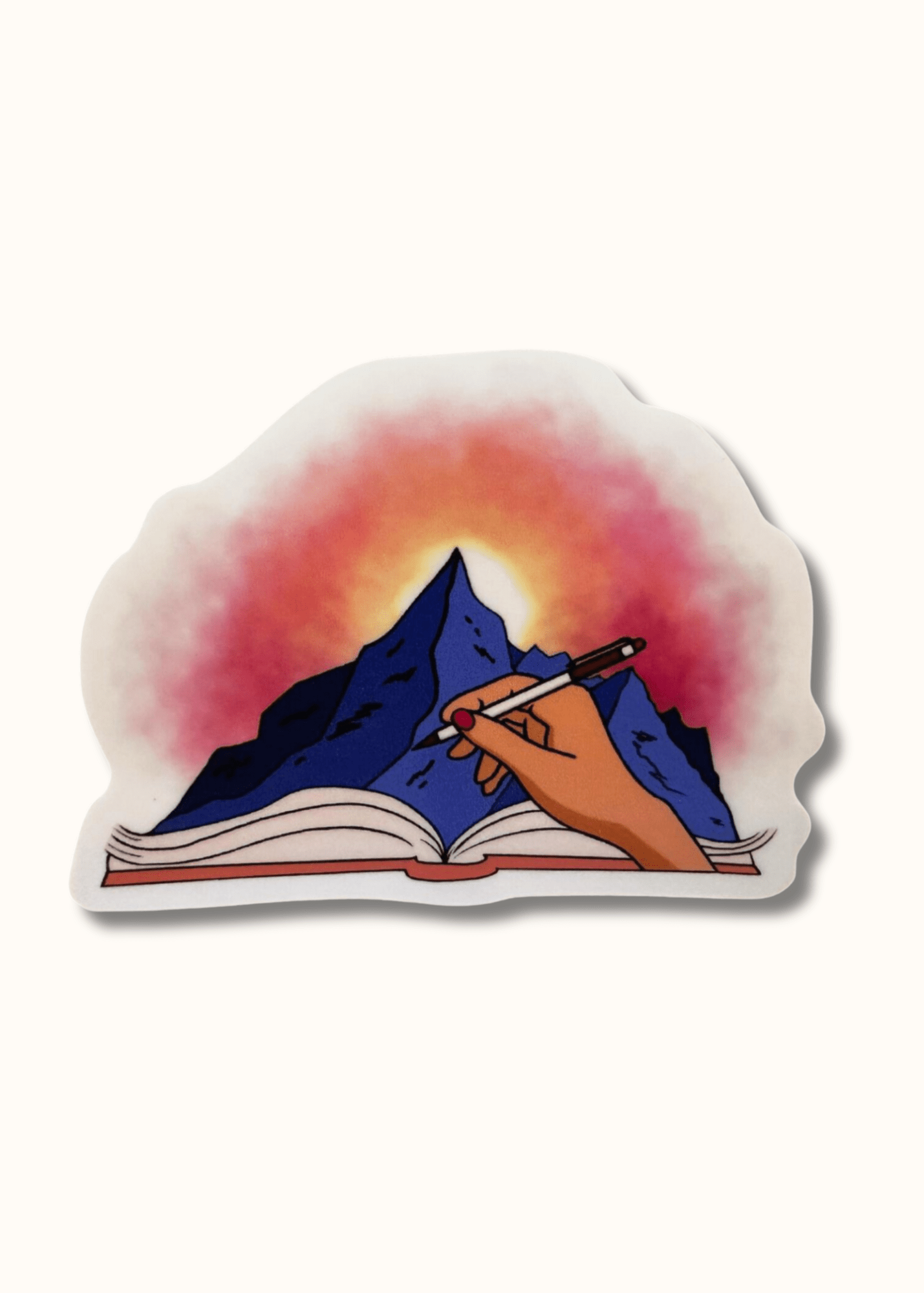 Overcoming Peaks and Valleys BeMo Sticker - BeMo Journal